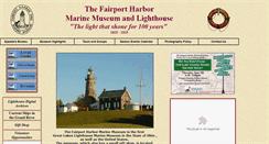Desktop Screenshot of fairportharborlighthouse.org